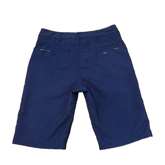 Hurley Nike Men's Dri-Fit Chino Shorts Size 16 Golf Stretch Outdoors Blue Active - Picture 2 of 6